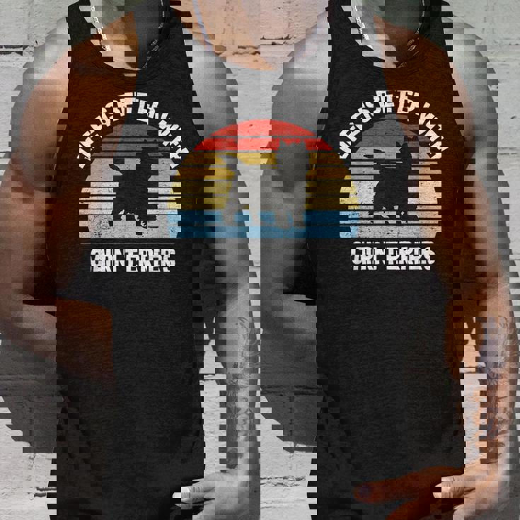 レトロ ケアンテリア 犬 タンクトップ 彼への贈り物