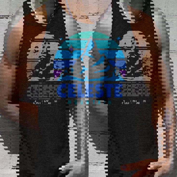 レトロ セレステ ヴィンテージデザイン 山遊び ビデオゲーム タンクトップ 彼への贈り物