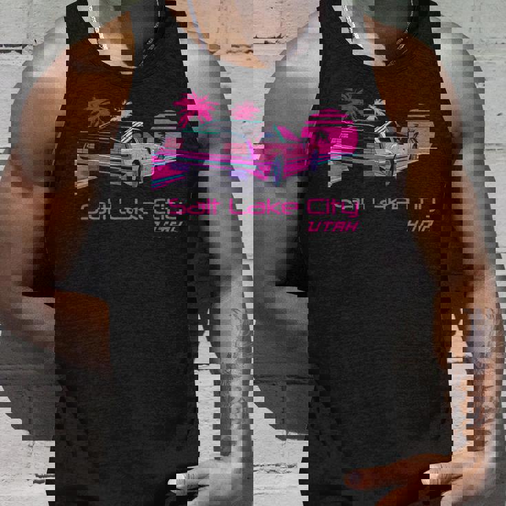 レトロ ソルトレイクシティ ユタ タンクトップ 彼への贈り物