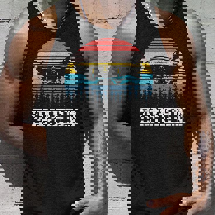 レトロ ツェッペリン 70年代 80年代 飛行船 ツェッペリン ツェップリン タンクトップ 彼への贈り物