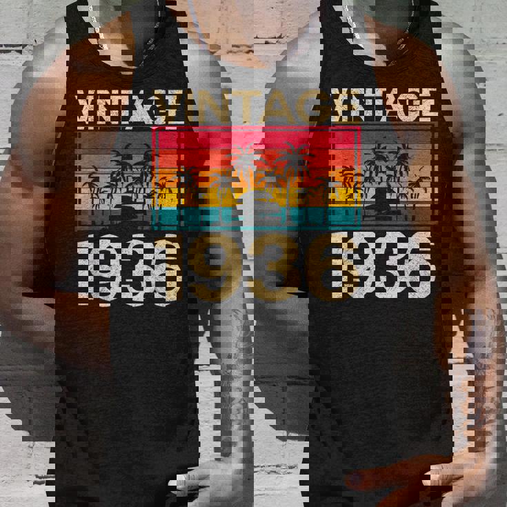 レトロ ヴィンテージ 1936 誕生日 タンクトップ 彼への贈り物