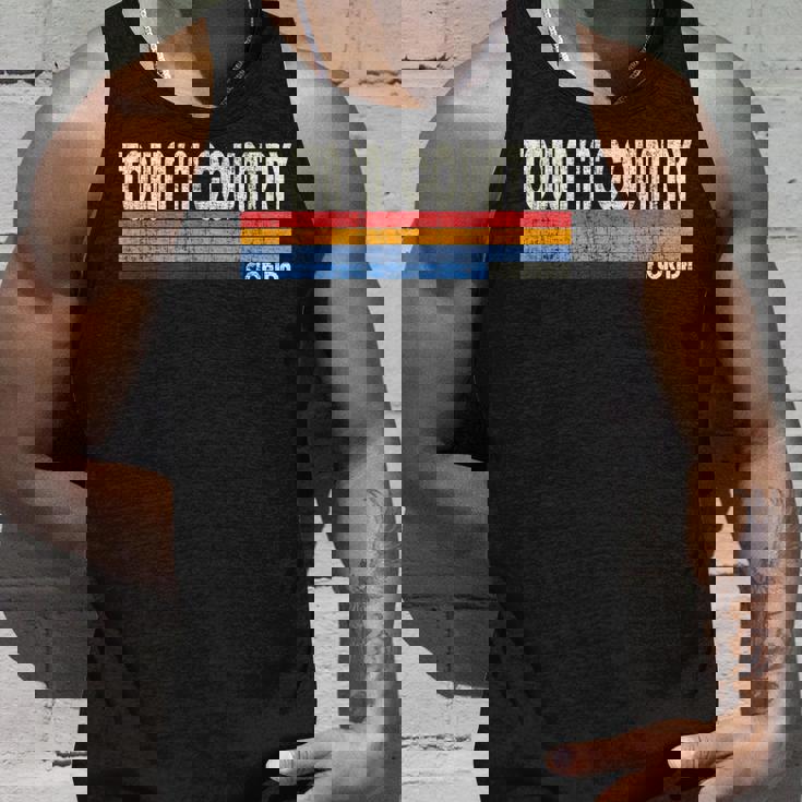 レトロ ヴィンテージ 70年代80年代スタイル タウン・アンド・カントリー、フロリダ州 タンクトップ 彼への贈り物