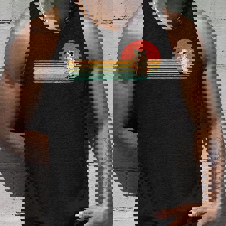 レトロ ヴィンテージ カワイイ ハムスター げっ歯類 ペット 動物 ハムスター 恋人 タンクトップ 彼への贈り物