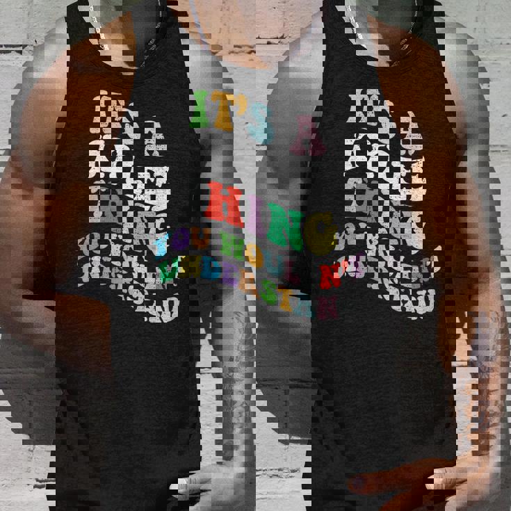 レトロでグルーヴィーなのはカイリーが理解できないもの タンクトップ 彼への贈り物