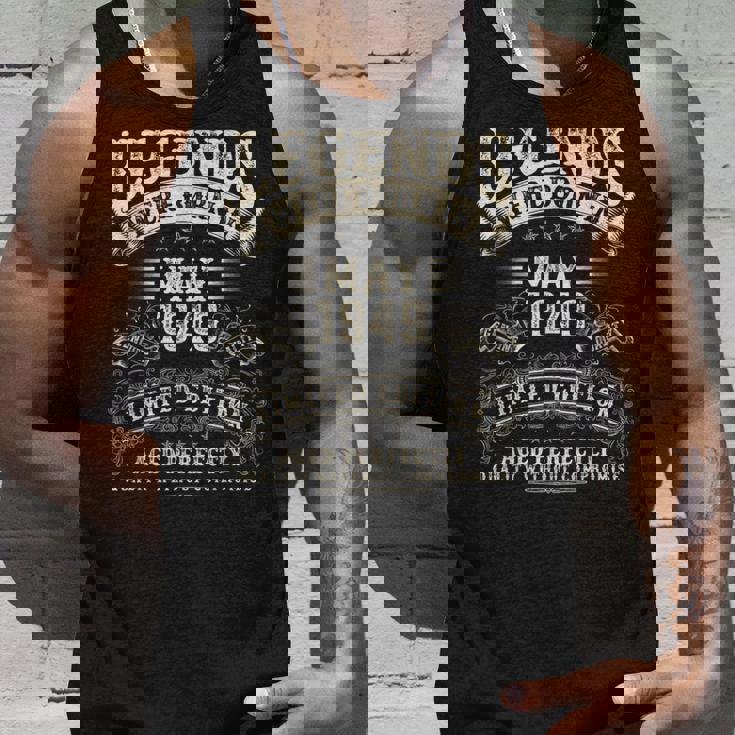 レトロな76歳の男性向け誕生日プレゼント 76歳 1949年5月 タンクトップ 彼への贈り物