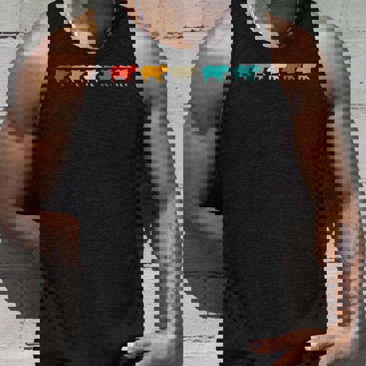 レトロなカピバラシルハウトデザイン カピバラミームげっ歯類 タンクトップ 彼への贈り物