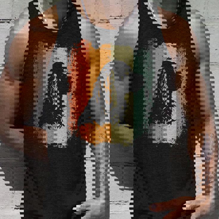 レトロなデザインのアメリカンコッカースパニエルドッグ タンクトップ 彼への贈り物