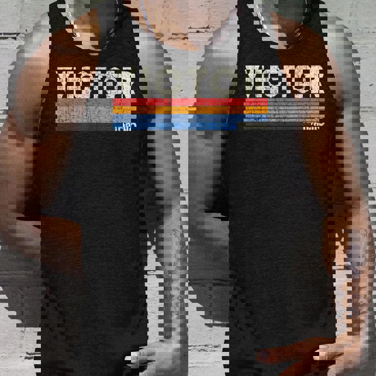 レトロヴィンテージ 70年代 80年代スタイル ビクター、Id タンクトップ 彼への贈り物