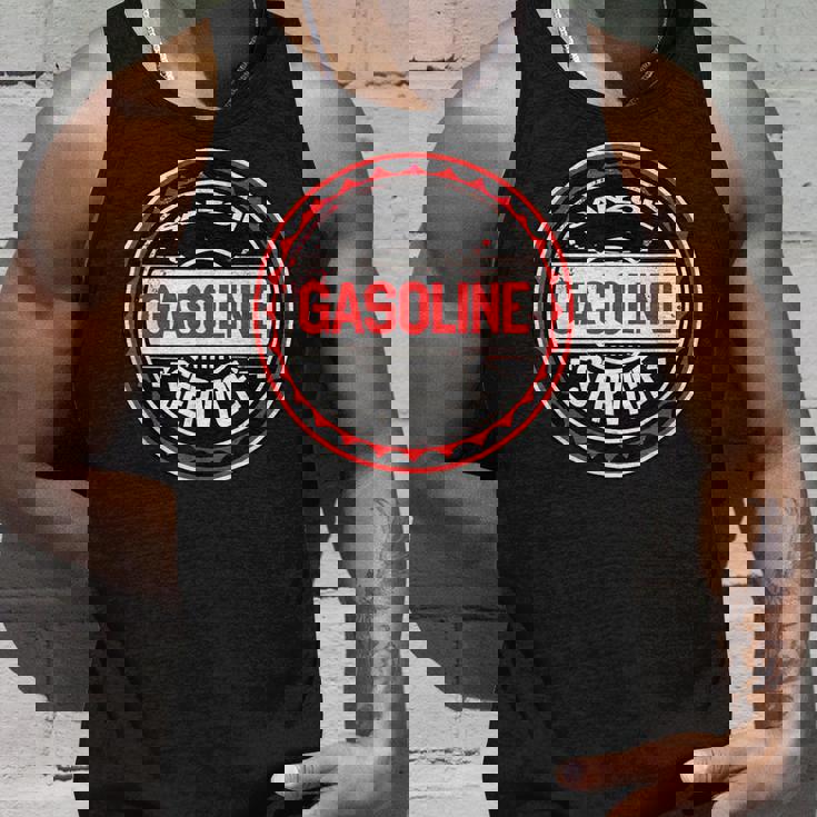 レトロヴィンテージガソリンスタンドanzoil モーターオイル 車 バイク ガレージ タンクトップ 彼への贈り物