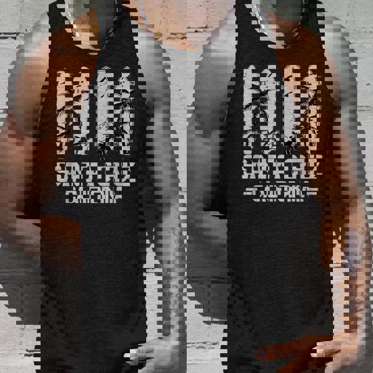 レトロヴィンテージスケートボードグラフィックデザイン サンタクルーズ タンクトップ 彼への贈り物