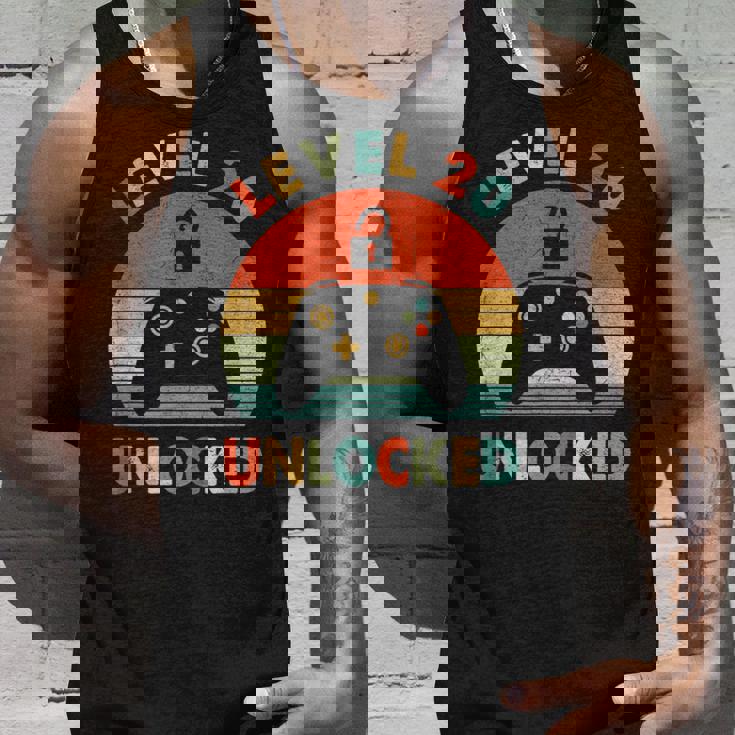 レベル 20 アンロック レトロ ヴィンテージ 面白い 20歳の誕生日 ゲーマー タンクトップ 彼への贈り物