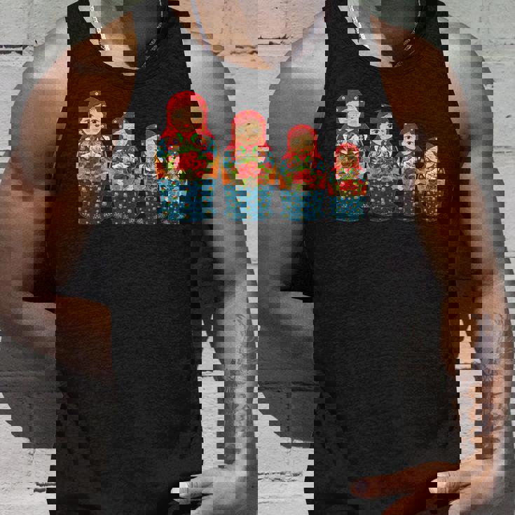 ロシアの人形 ロシアのマトリョーシカ フィギュア タンクトップ 彼への贈り物