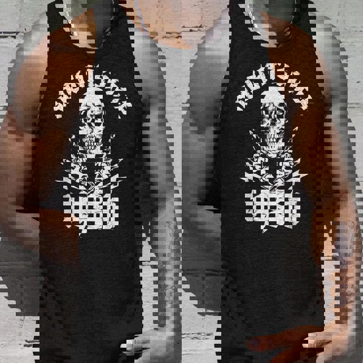 ロッキン・シンス1986年 36歳スカル・ロック・ハンズ タンクトップ 彼への贈り物