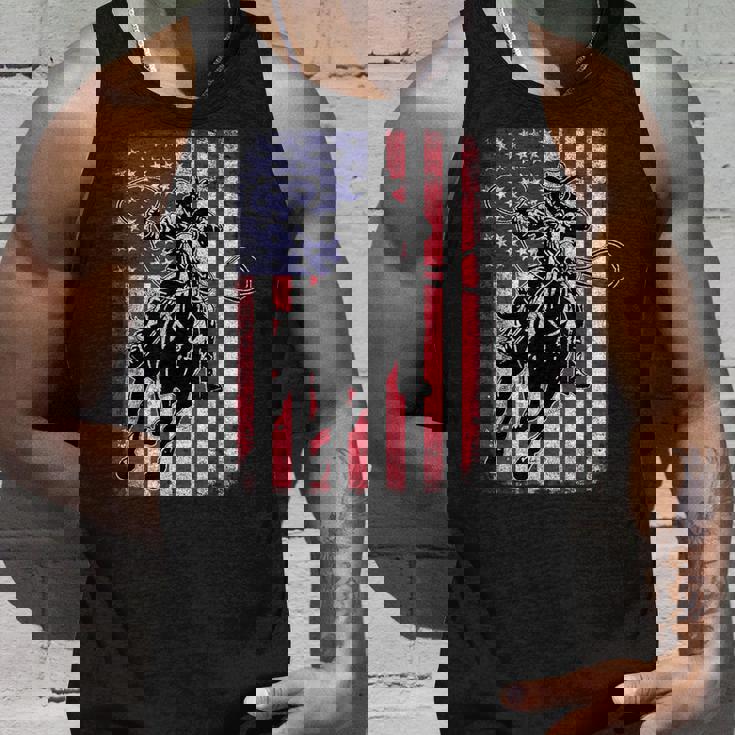 ロデオ 馬 アメリカ国旗 アメリカ カントリー カウボーイ ウェスタン タンクトップ 彼への贈り物