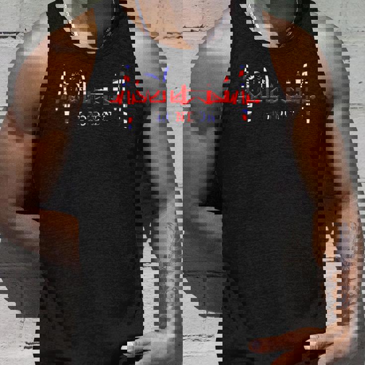 ロンドンのスカイラインハートビートフラッグハート アイラブロンドンi Love London タンクトップ 彼への贈り物