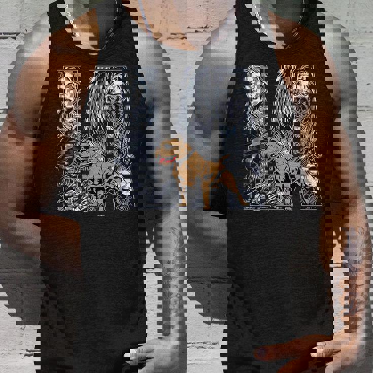 メンズ ローライダー スタイル、La ピットブル ドッグ。チカーノ・チョロ、ラティーノ タンクトップ 彼への贈り物