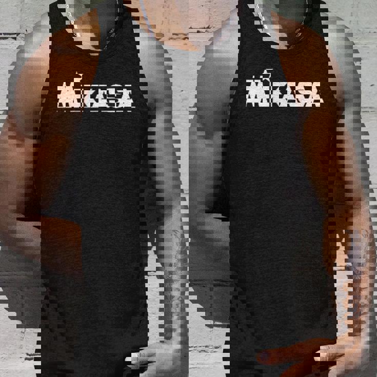 ワンポイントロゴ Wh プリント バレーボール タンクトップ 彼への贈り物