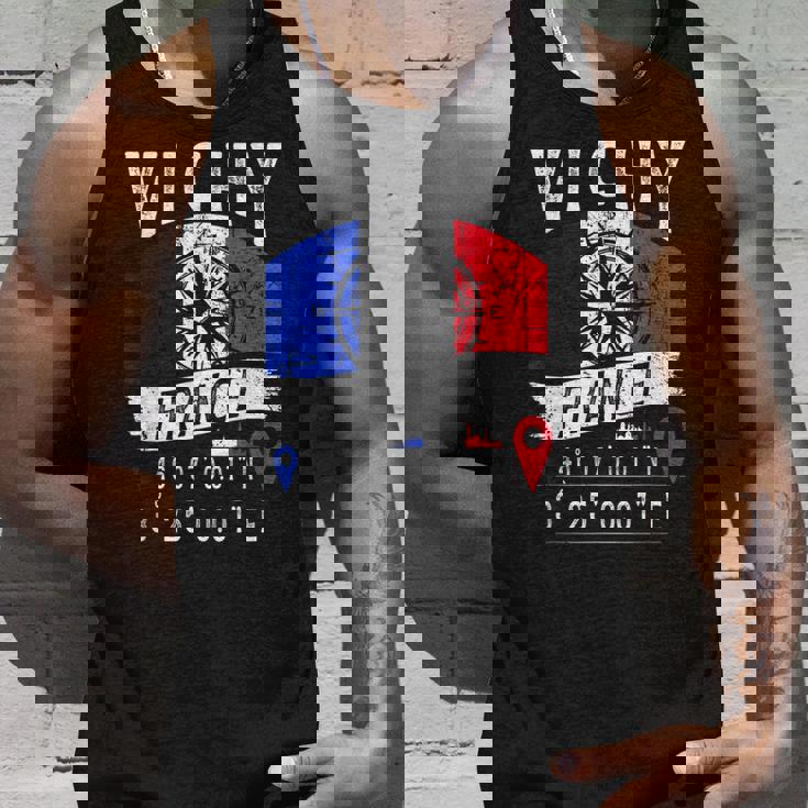 ヴィシー フランス 国旗 Gps座標 タンクトップ 彼への贈り物