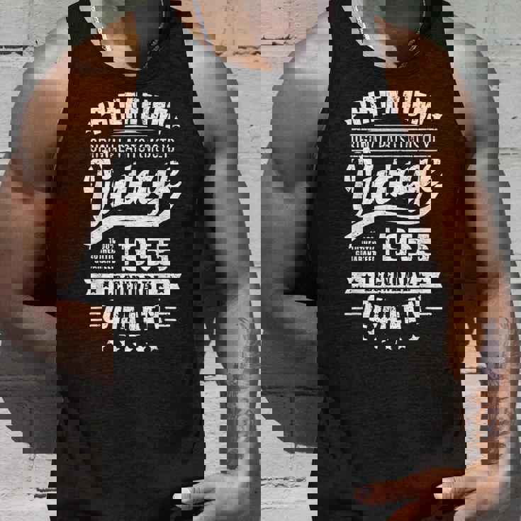 ヴィンテージ 1955 男性用 レトロ 面白い 1955 誕生日 タンクトップ 彼への贈り物