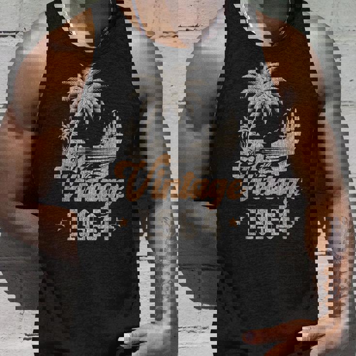 ヴィンテージ 1964 誕生日 61歳 ヤシの木 タンクトップ 彼への贈り物