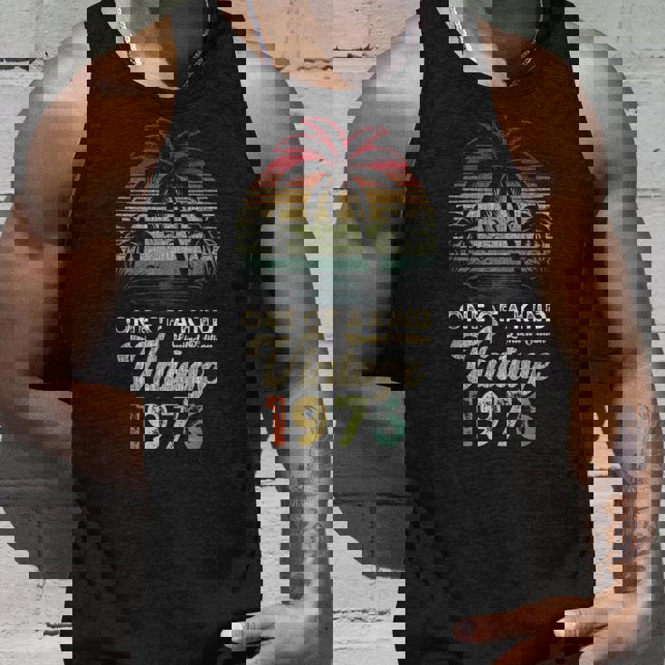 ヴィンテージ 1976年 誕生日 49歳 ヤシの木 レトロ タンクトップ 彼への贈り物