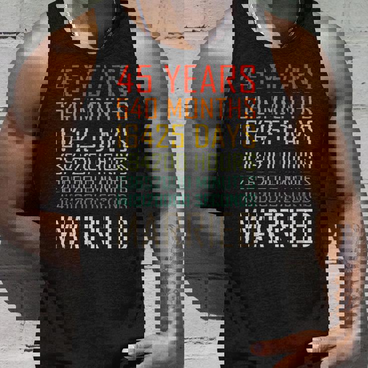 ヴィンテージ 45年 540ヶ月 結婚45周年 記念日 タンクトップ 彼への贈り物