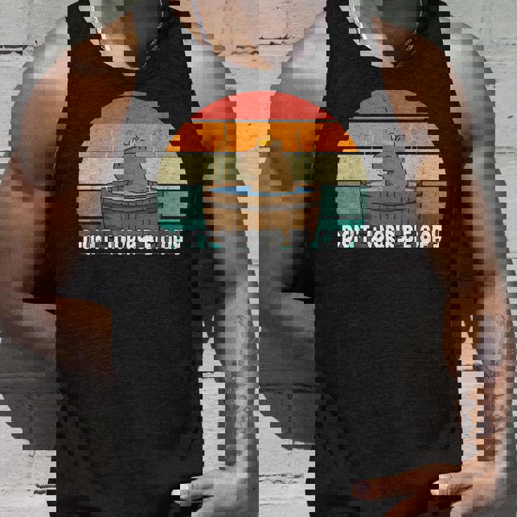 ヴィンテージ Don't Worry Be Capy Capybara タンクトップ 彼への贈り物