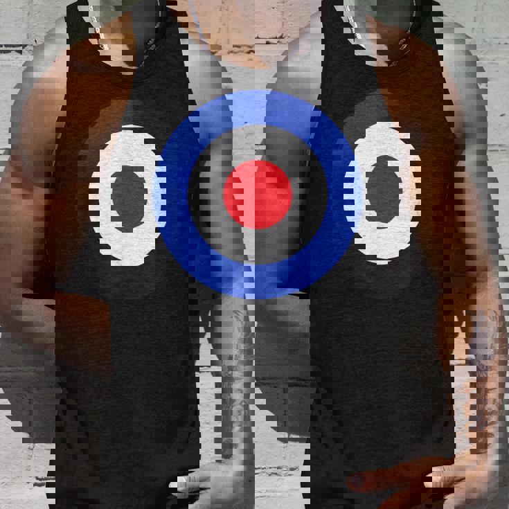 ヴィンテージ イギリス Raf Mod Bullseye レトロ シンボル ラウンデル ターゲット タンクトップ 彼への贈り物