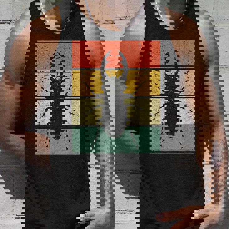 ヴィンテージ クワガタ カブトムシ 虫 タンクトップ 彼への贈り物