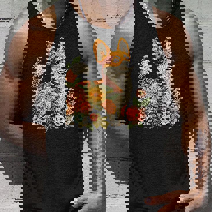 ヴィンテージ コーギー ママ 犬 オーナー コーギー 母の日 タンクトップ 彼への贈り物