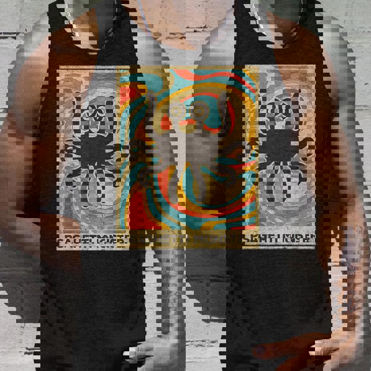 ヴィンテージ スパゲッティモンスター 無神論者 レトロギフト タンクトップ 彼への贈り物