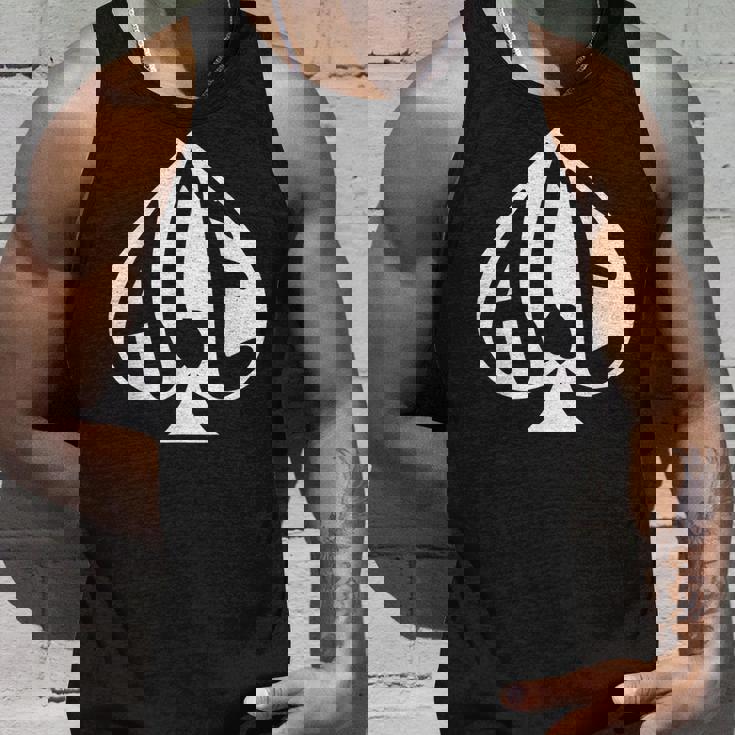 ヴィンテージ スペードのエース テキサスホールデム トランプ タンクトップ 彼への贈り物