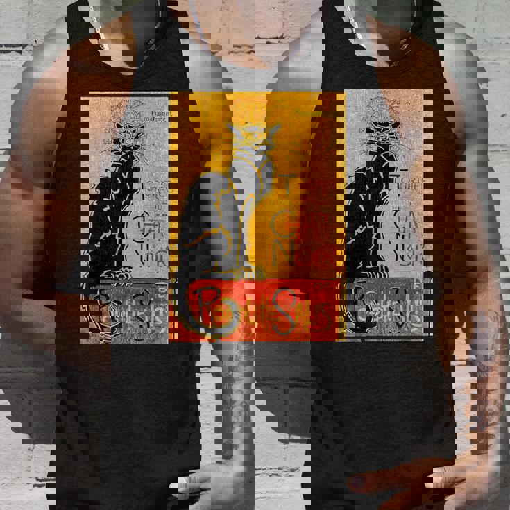 ヴィンテージ トゥール デュ シャ ノワール クロネコ ハロウィン用 タンクトップ 彼への贈り物