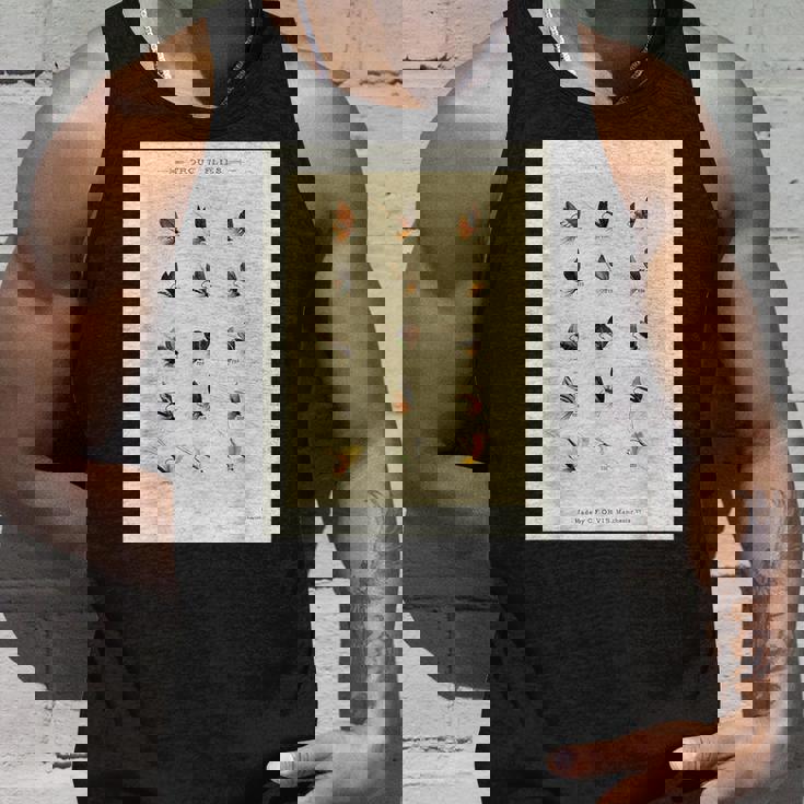 ヴィンテージ トラウトフィッシング フライ メアリーオービス フィッシャーマンアート タンクトップ 彼への贈り物