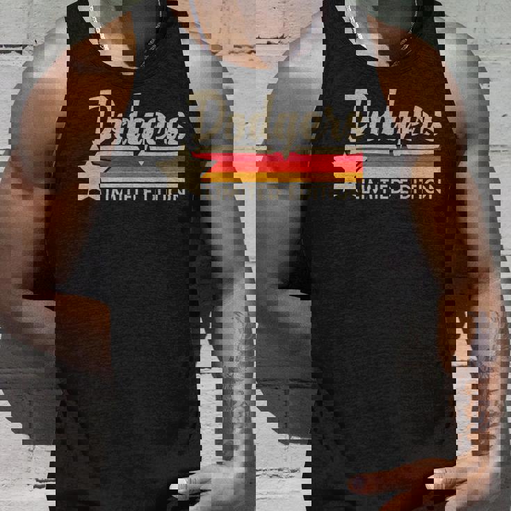 ヴィンテージ ドジャース 名前 スローバック レトロ メンズ レディース タンクトップ 彼への贈り物