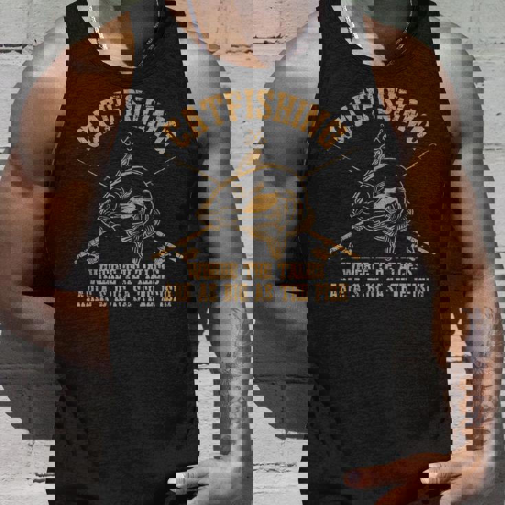 ヴィンテージ ナマズ 面白い ナマズ 釣り フィッシング フィッシャーマン タンクトップ 彼への贈り物