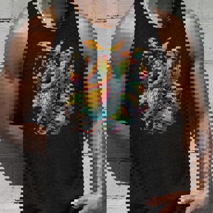 ヴィンテージ ネペンテス ピッチャー 植物ティー 食虫植物アート タンクトップ 彼への贈り物