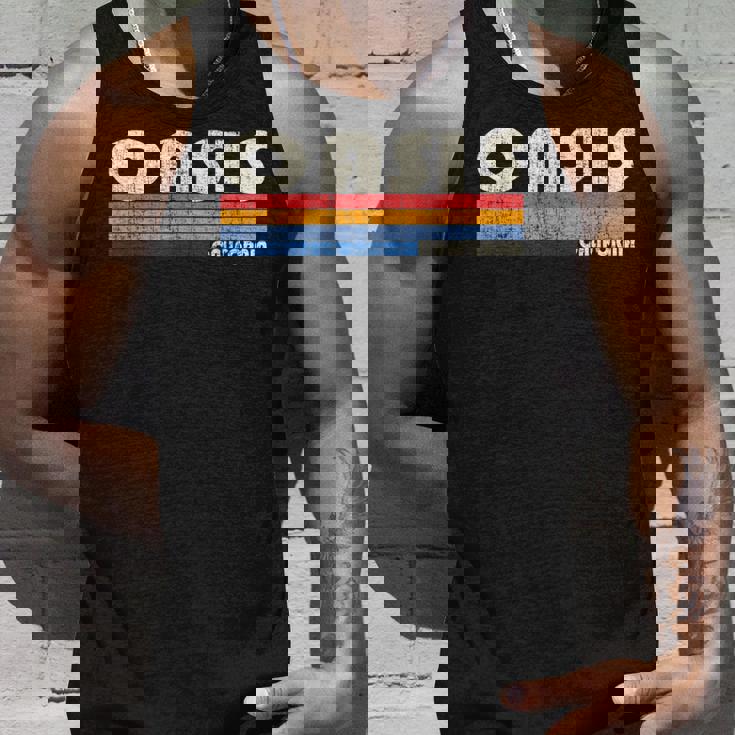 ヴィンテージ レトロ 70年代 80年代スタイル オアシスの故郷、Ca タンクトップ 彼への贈り物