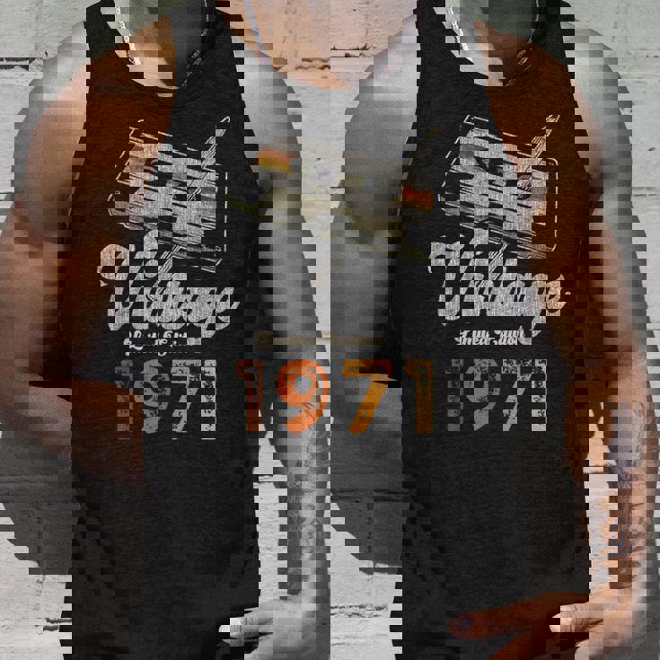 ヴィンテージ1971 カセット・ペンシル 54歳の誕生日 タンクトップ 彼への贈り物