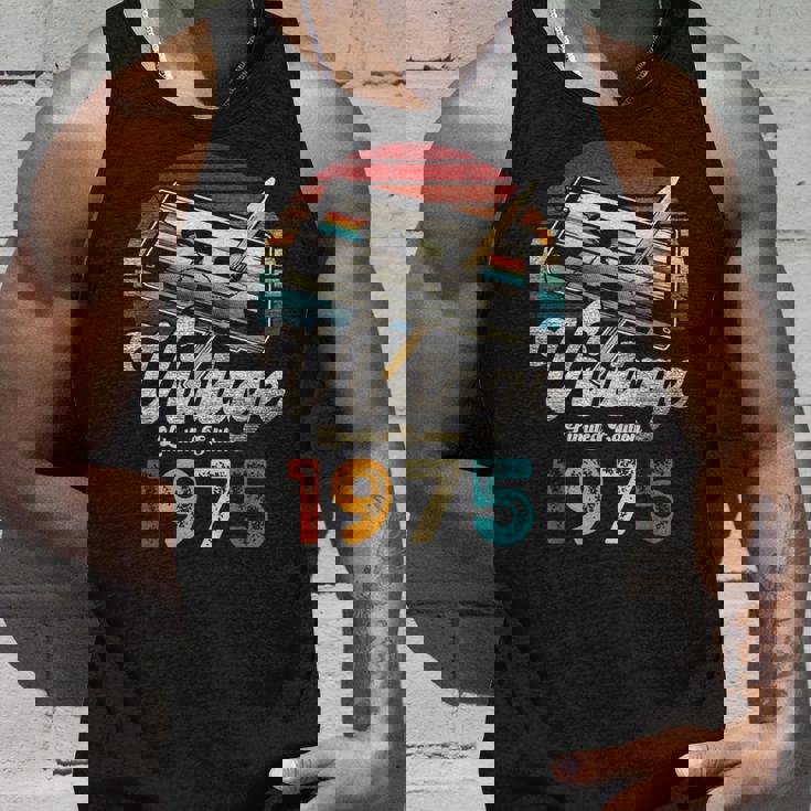 ヴィンテージ1975バースデー50年カセットペンシル タンクトップ 彼への贈り物