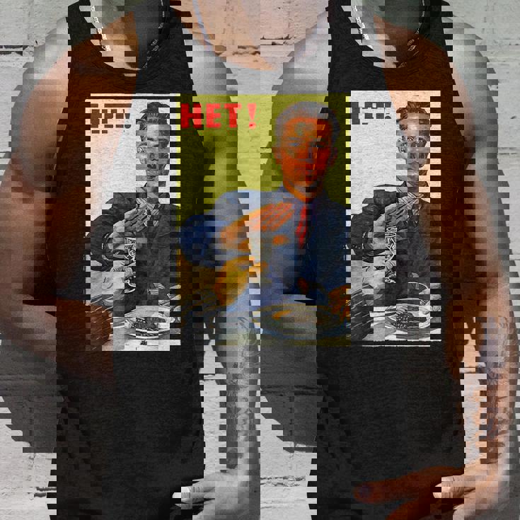 ヴィンテージソビエトロシアソ連プロパガンダno Alcohol ポスター タンクトップ 彼への贈り物