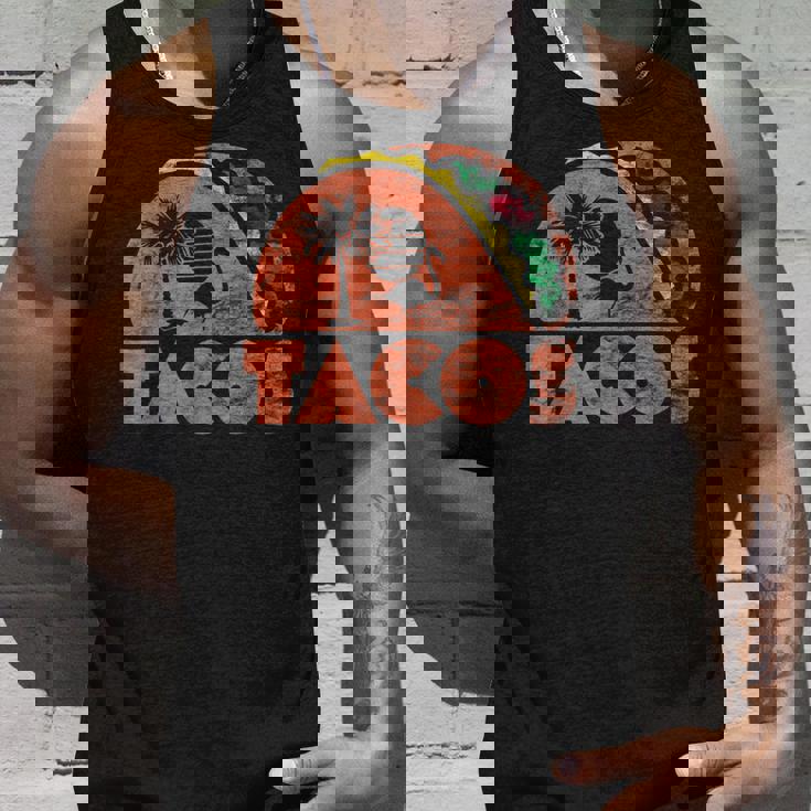 ヴィンテージタコスレトロビーチスタイル。 タンクトップ 彼への贈り物