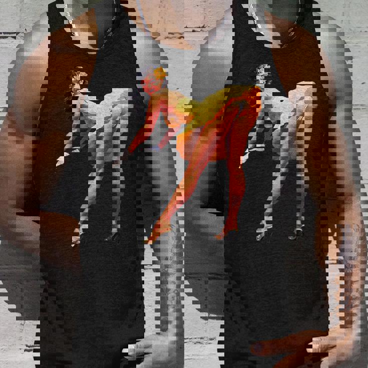 ヴィンテージピンナップガール、セクシードレス。メンズ、レディース。 タンクトップ 彼への贈り物