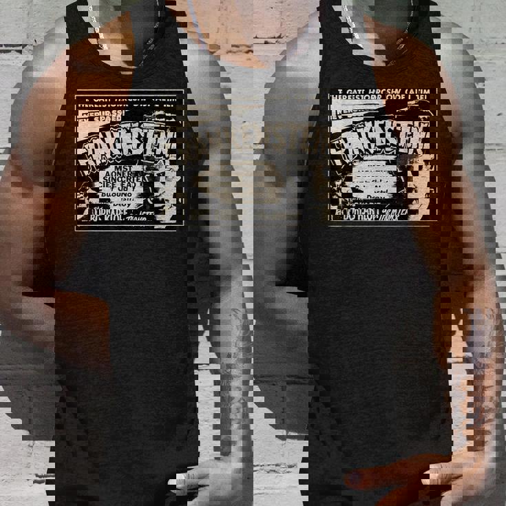 ヴィンテージホラー映画モンスター ハロウィン フランケンシュタインモンスター タンクトップ 彼への贈り物