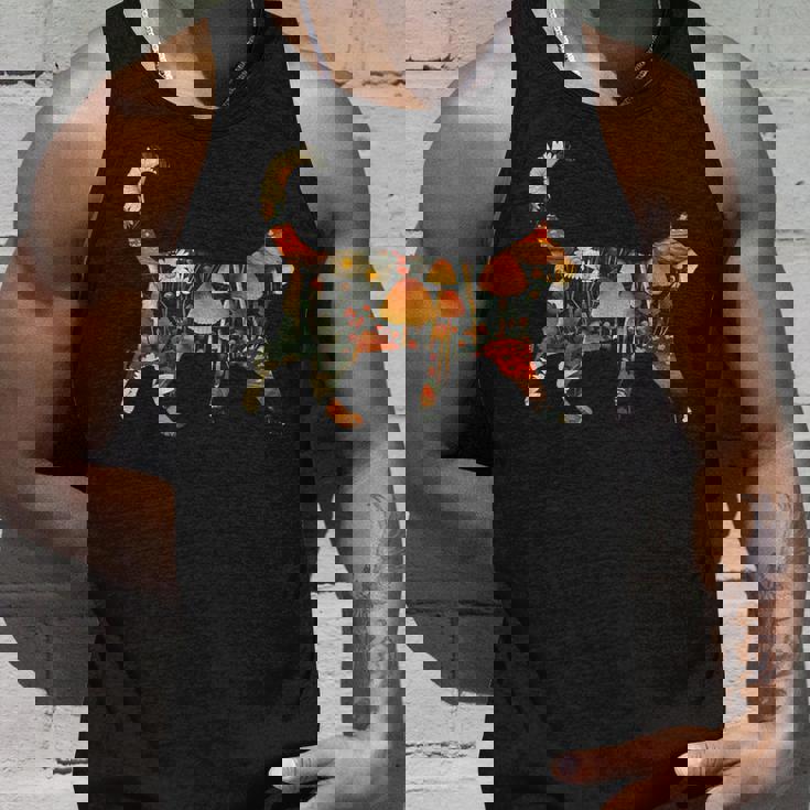 ヴィンテージ・シルエット きのこ草原 コタゴラス・キャット タンクトップ 彼への贈り物