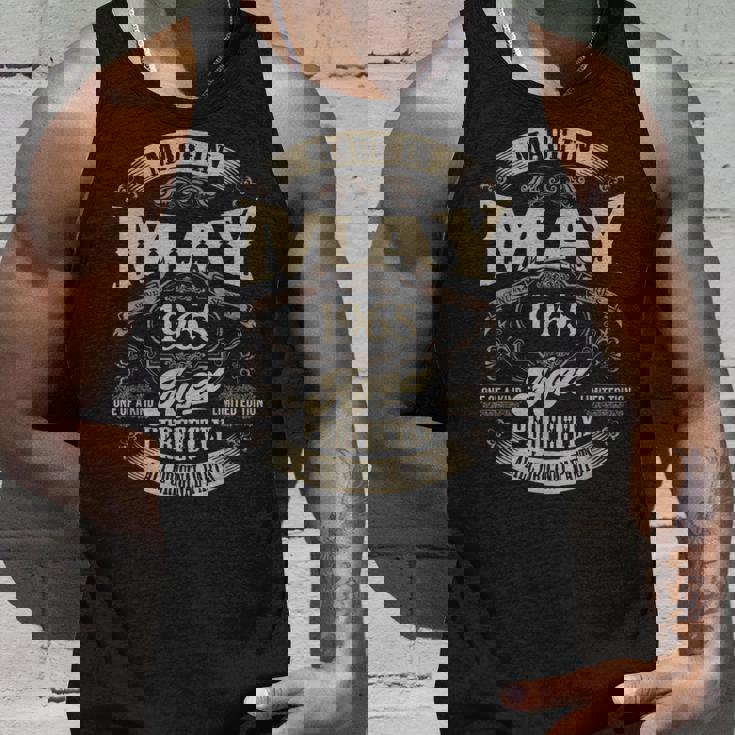 ヴィンテージ還暦祝い 1965年5月生まれ 60歳 タンクトップ 彼への贈り物