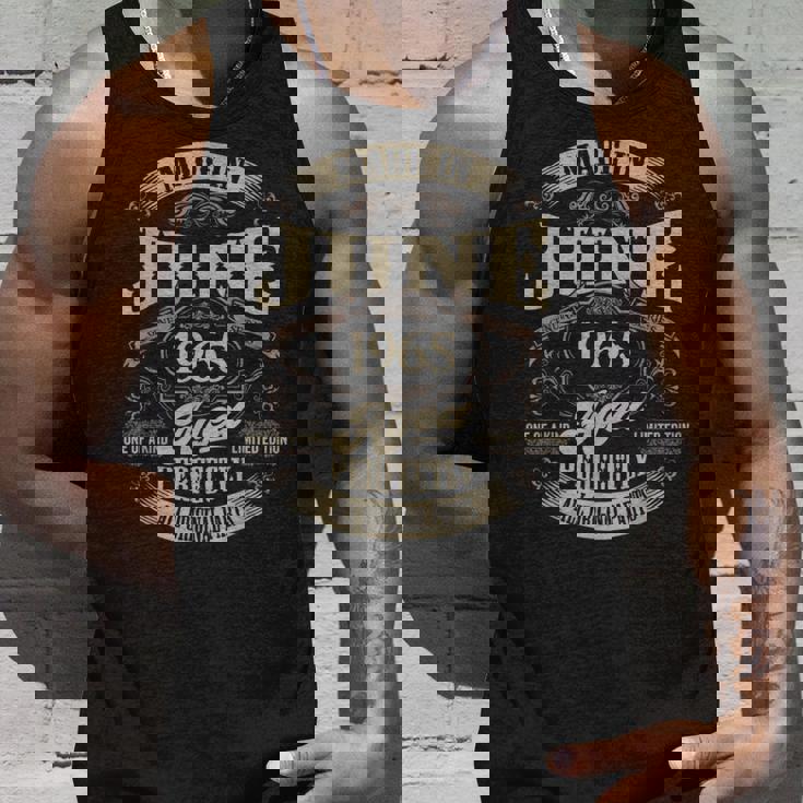 ヴィンテージ還暦祝い 1965年6月生まれ 60歳 タンクトップ 彼への贈り物