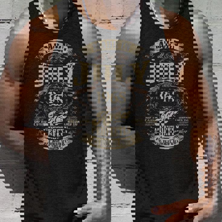 ヴィンテージ還暦祝い 1965年7月生まれ 60歳 タンクトップ 彼への贈り物