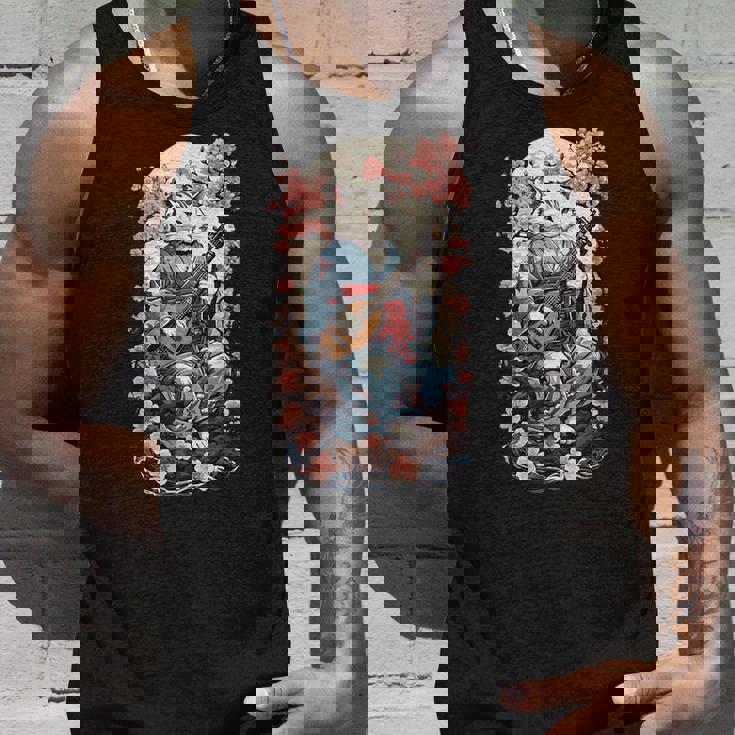 三味線猫 ヴィンテージ 日本 鬼 デザイン タンクトップ 彼への贈り物