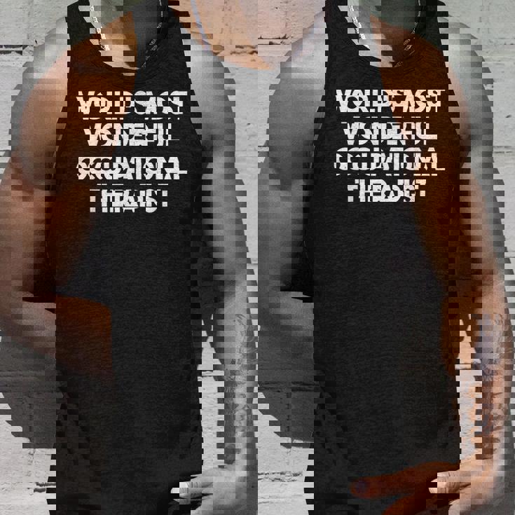 世界で最も素晴らしい作業療法士 タンクトップ 彼への贈り物